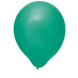 Latex Plain Balloon (Pack of 100) Emerald Green (One Size)