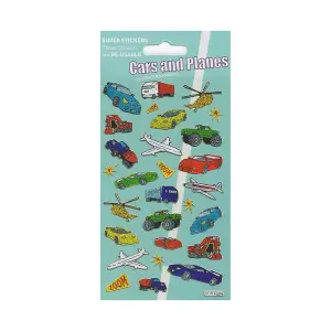 Paper Projects Reusable Cars & Planes Stickers Multicoloured (One Size)