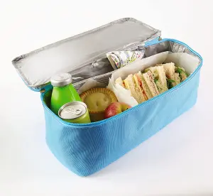 Beach Bag with Cooler Section - Mesh Zipped Bag with Waterproof Compartment for Snacks, Drinks & Wet Clothes - 41 x 36 x 13cm