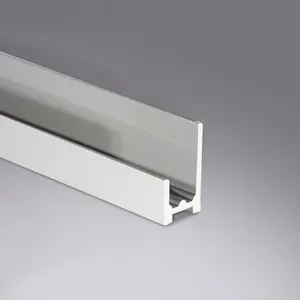 Nes Home Bathroom Base Seal White 10mm Trims For Shower Wall Panels Pvc Cladding 2.4m Long Fitting