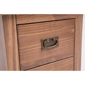 Tirolo 5 Drawer Narrow Chest of Drawers Bras Drop Handle