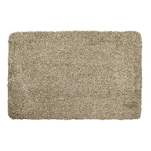 JVL Kensington Machine Washable Barrier Doormat 50x75cm Brown