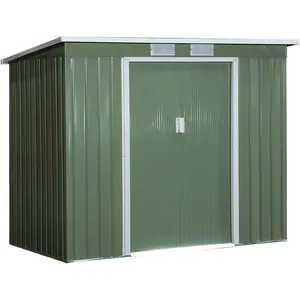 7 ft. W x 4 ft. D Metal Garden Shed