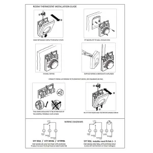 Tower Thermostat Tamper Proof Combi Boiler 10 - 30 Degrees Temperature Switch Dial STTPRS