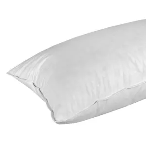 Homescapes Goose Feather & Down Euro Continental Pillow Pair - 40cm x 80cm (16"x32")