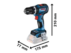 BOSCH GSB 18V-90C 18v Combi drill 13mm keyless chuck