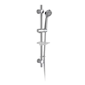 Flora 3 Dial 3 Way Concealed Thermostatic Shower Mixer Slim Twin Head Body Jets