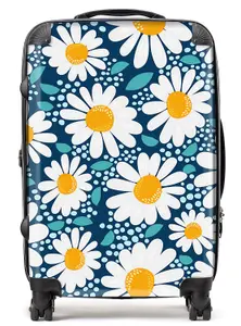 Camomile Flowers Suitcase - Medium