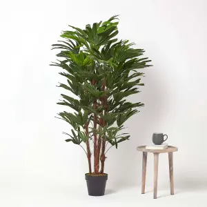 Homescapes Artificial Rhapis Excelsa Palm Tree, 150 cm Tall