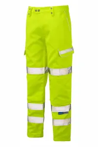 PULSAR High Visibility Combat Trousers - Yellow - 42 Regular Leg