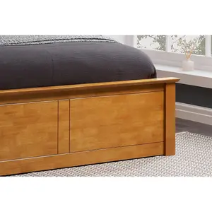 Birlea Phoenix King Ottoman Bed Oak