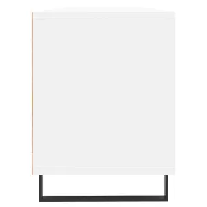 Berkfield TV Cabinet White 150x30x44.5 cm Engineered Wood