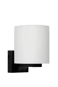 Lucide Jenno Modern Wall Light Bathroom - 1xG9 - IP44 - Black