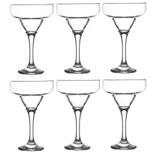 Set of 6 Entertain Highly Transparent Margarita Glasses 29.5cl