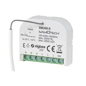 Zigbee Dimmer module compatible with Philips Hue and other popular Smart Hubs