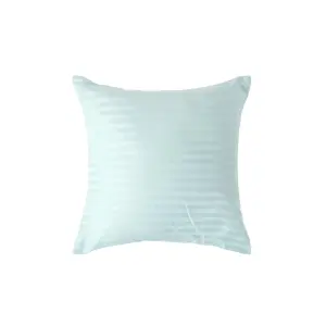 Homescapes Blue Continental Egyptian Cotton Pillowcase 330 TC, 40 x 40 cm