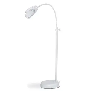 Magnifying Lamp: Tri Spectrum: Rechargeable: Floor, Table and Desk Lamp: LED