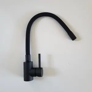 Quadron Maggie Stretch kitchen tap, Matte Black