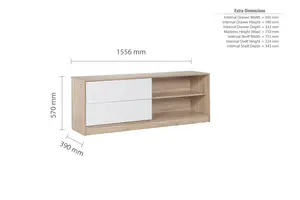 Birlea Leyton Cabin Bed White & Oak Effect