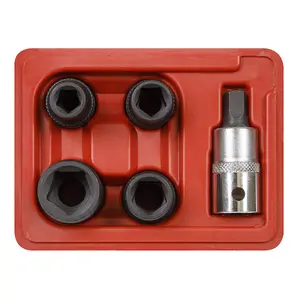 Sealey Brake Caliper Socket Set 5pc 1/2"Sq Drive VS0464