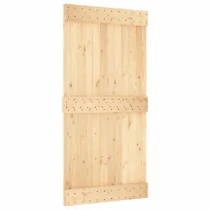 Berkfield Door NARVIK 100x210 cm Solid Wood Pine