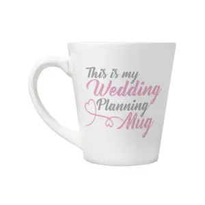 Grindstore This Is My Wedding Planning Mug White/Pink/Grey (One Size)