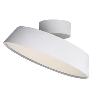 Nordlux DFTP Kaito 2 Dim Indoor Living Dining Kitchen Bedroom Ceiling Light In White (Diam) 30cm