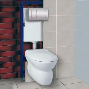 1200mm Toilet Frame & Concealed Cistern for Wall Hung Toilet Pans