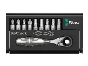 Wera - Bit-Check 10 Zyklop Mini 1 Set, 10 Piece