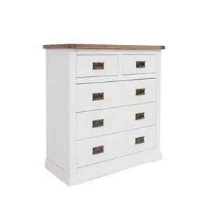 Cosenza 5 Drawer Chest of Drawers Bras Drop Handle