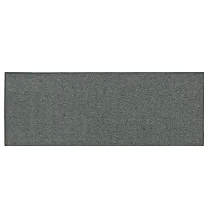 JVL Eden Machine Washable Latex Backed Runner Doormat, 57x150cm, Grey