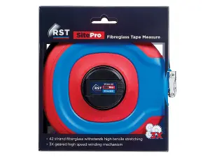 R.S.T. SitePro Fibreglass Tape 20m/66ft (Width 13mm)