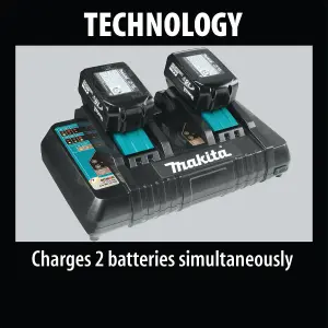 Makita DC18RD LXT Lithium Ion 240v 18v Dual Port Fast Battery Charger