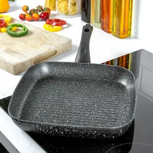 Blackmoor 28cm Black Non-Stick Griddle Pan