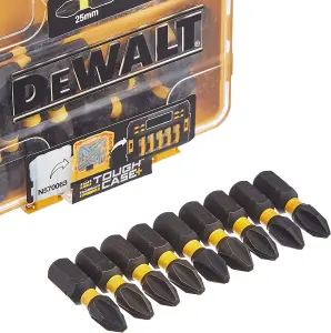 2X Dewalt 25 Piece Impact Extreme PH2 Phillips Screwdriver Bit Set FLEXTORQ Case