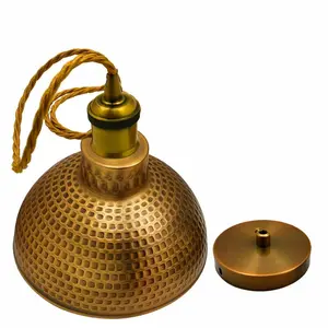 Kronos 1 - Light Dome Pendant Yellow Brass