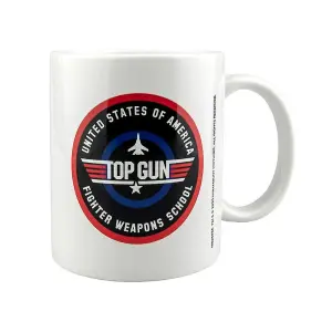 Top Gun Fighter Weapons School Mug Blue/Red/White (One Size)