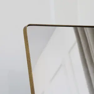 Melody Maison Gold Free Standing Cheval Mirror 155cm x 60cm