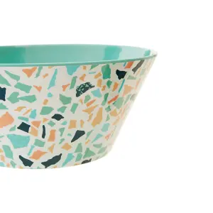 Interiors by Premier Assorted Terrazzo Salad Bowl, Durably Constructed Round Bowl, Versatile Patterned Bowl, Sturdy Picnic Bowl