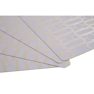 Maison by Premier 4Pc Frosted Deco Purple Placemats