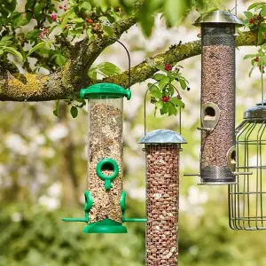 Gardman Large Flip Top Wild Bird Seed Hanging Bird Feeder 28cm