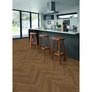 Colon 4647 Hamilton Oak L/Prq Brown Parquet Effect Glue-Down LVT For Home (All Rooms), 2mm Matte LVT 3.34 m² Per Pack