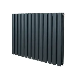 Oval Radiator - 600 x 780mm - Anthracite