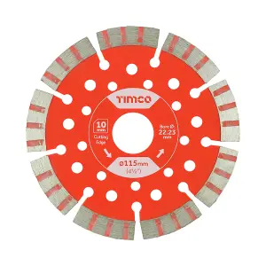 TIMCO Trade Diamond Blade Segmented - 115 x 22.2