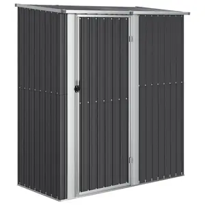 180.5 cm x 97 cm Amarius plastic tool shed Anthracite