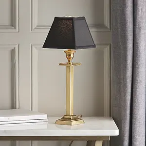 Luminosa Wellesley 1 Light Table Lamp Solid Brass - Base Only, B22