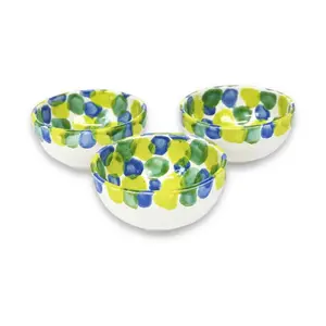 Metro Lane Averionna Dining Bowl (Set of 3) Green