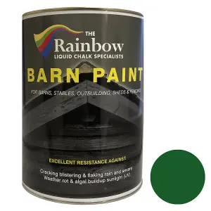 Rainbow Barn Paint 2.5 Litre (Barn Green)