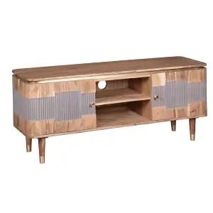 Wilton TV Unit - Acacia Wood - L40 x W145 x H60 cm