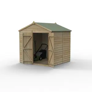 Beckwood 7x7 Apex Shed - No Windows - Double Door